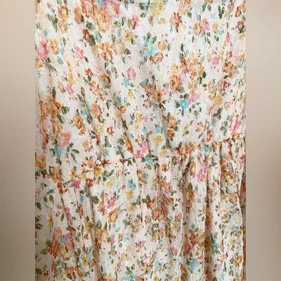 Women’s Mi.Im Floral & Lace Spaghetti Strapped Midi Dress Size Medium - Picture 5 of 5